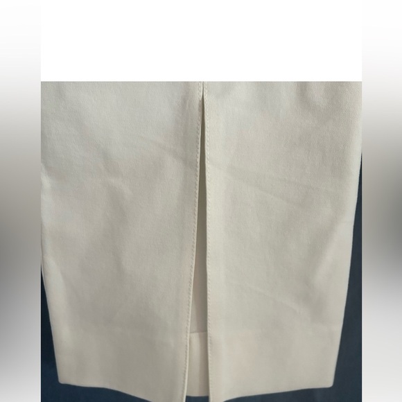 Derek Lam 10 Crosby Maeve Slit Hem Soft White Pants NWOT Size 18 Designer - Picture 7 of 11